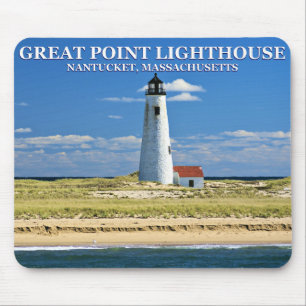 Tapis De Souris Phare de Great Point, Nantucket, MA Mousepad