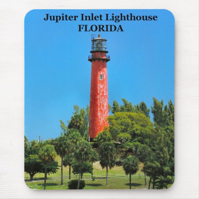 Tapis De Souris Phare de Jupiter Inlet, Floride Mousepad (Devant)