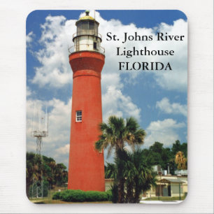 Tapis De Souris Phare de la rivière St. Johns, Floride Mousepad