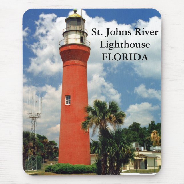 Tapis De Souris Phare de la rivière St. Johns, Floride Mousepad (Devant)