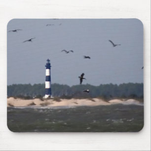 Tapis De Souris Phare de l'île Bodie OBX