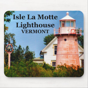 Tapis De Souris Phare de l'île La Motte, Vermont Mousepad