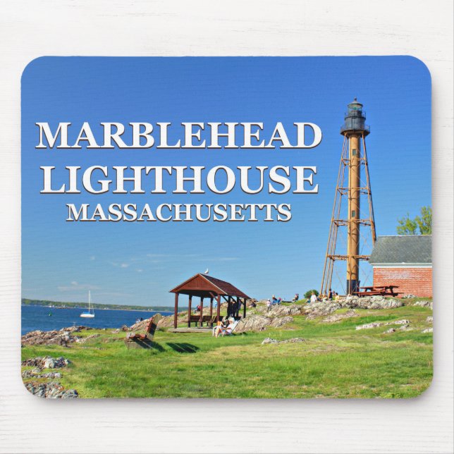 Tapis De Souris Phare de Marblehead, Massachusetts Mousepad (Devant)