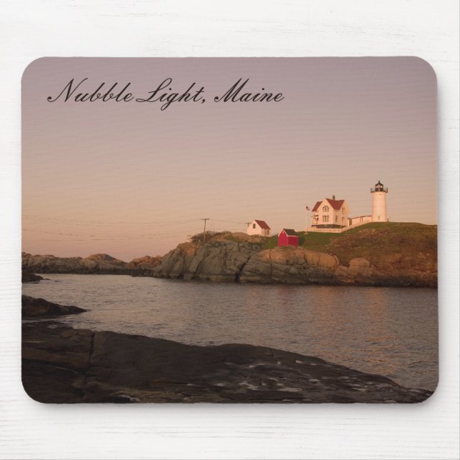 Tapis De Souris Phare de Nubble, Mousepad (Devant)