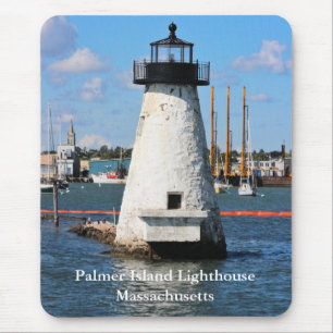 Tapis De Souris Phare de Palmer Island, Massachusetts Mousepad