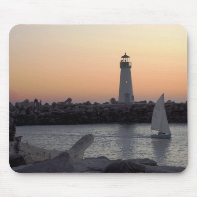 Tapis De Souris Phare de Père Noël Cruz Mousepad (Devant)