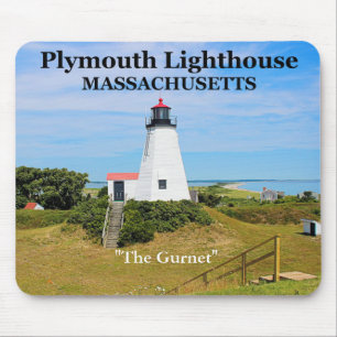 Tapis De Souris Phare de Plymouth, "Le Gurnet", MA Mousepad