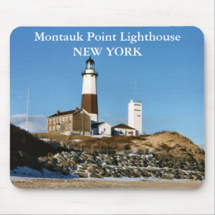 Tapis De Souris Phare de point de Montauk, New York Mousepad