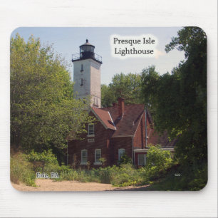 Tapis De Souris Phare de Presque Isle Erie mousepad