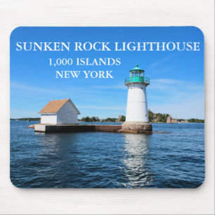 Tapis De Souris Phare de Sunken Rock, New York