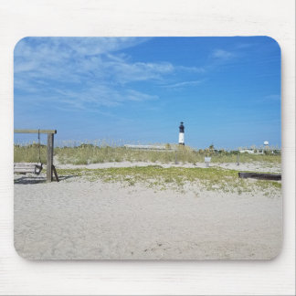 Tapis De Souris phare de tybee/plage balançoire mousepad