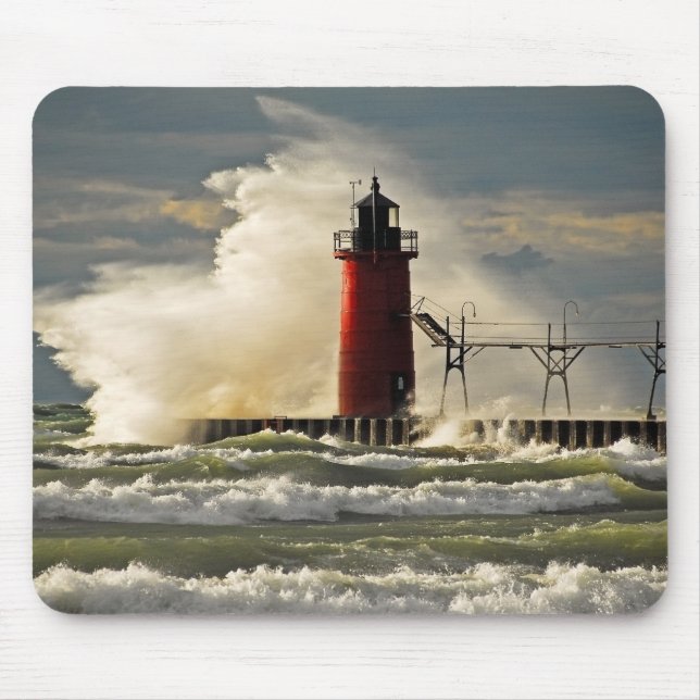 Tapis De Souris Phare du Michigan (Devant)