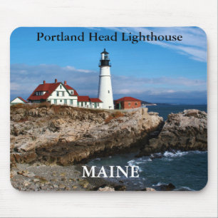 Tapis De Souris Phare principal de Portland, Maine Mousepad