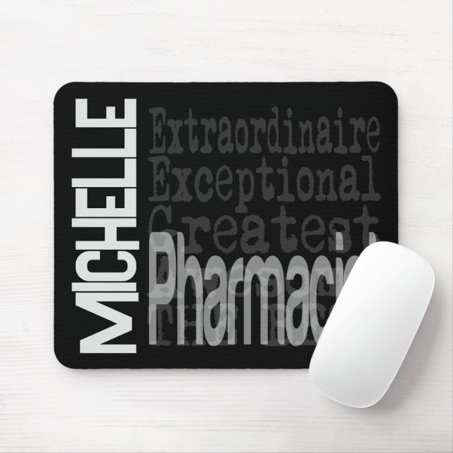 Tapis De Souris Pharmaciste Extraordinaire CUSTOM (Avec souris)