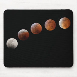 Tapis De Souris Phases de Pleine lune Total Éclipse lunaire   Colo