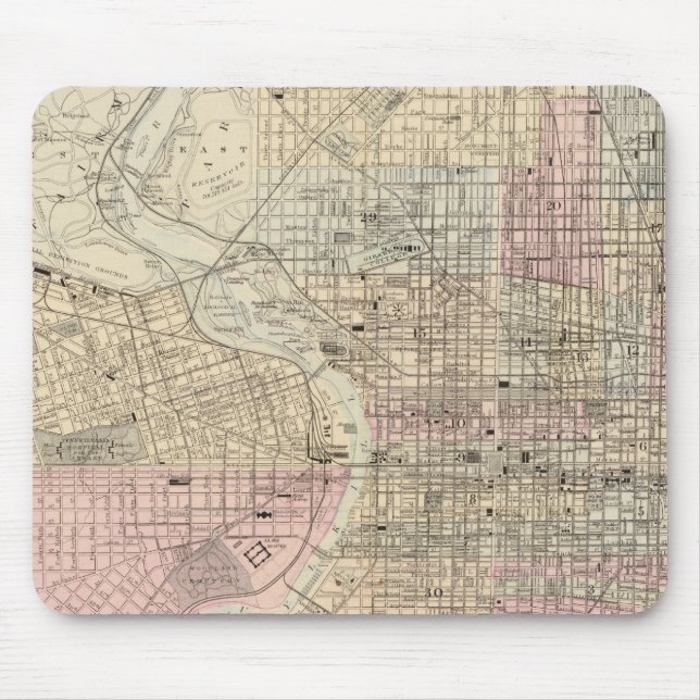 Tapis De Souris Philadelphie, Camden 2 (Devant)