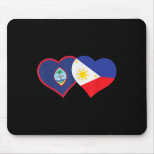 Tapis De Souris Philippin Guam Heart Pinoy Chamorro Philippines Gu