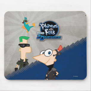 Tapis De Souris Phineas et Ferb - 2D