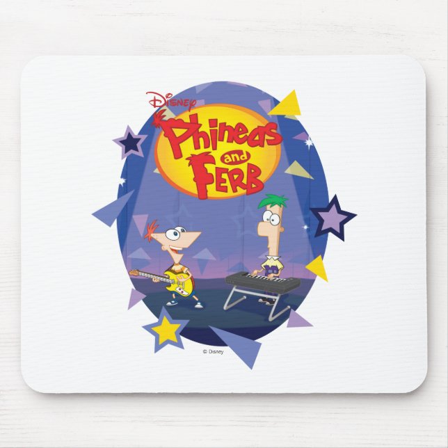 Tapis De Souris Phineas et Ferb Disney (Devant)