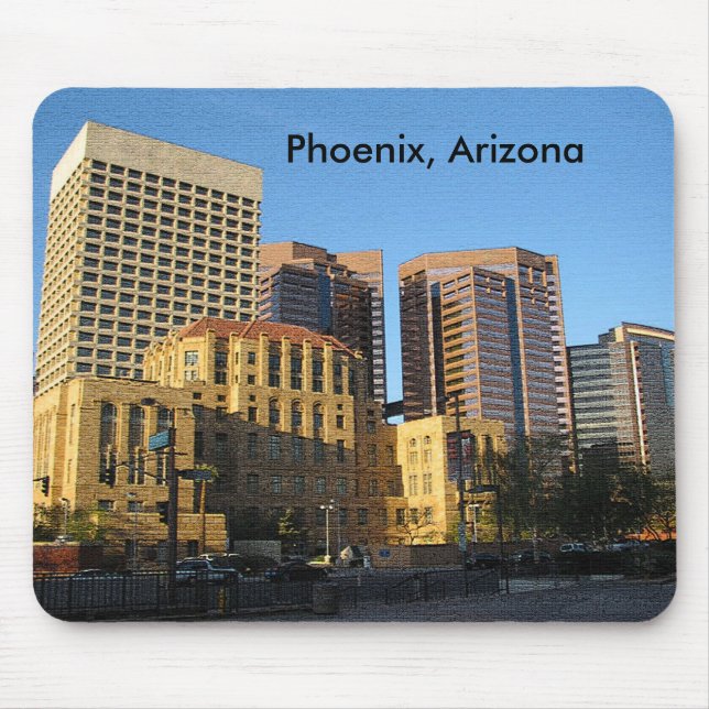 Tapis De Souris Phoenix, Arizona Centre-ville (Devant)