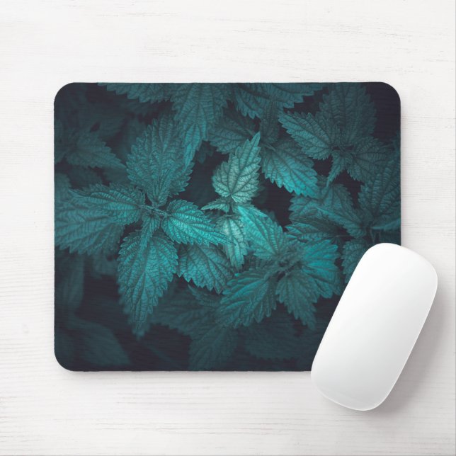 Tapis De Souris Photo Dark Moody Floral (Avec souris)