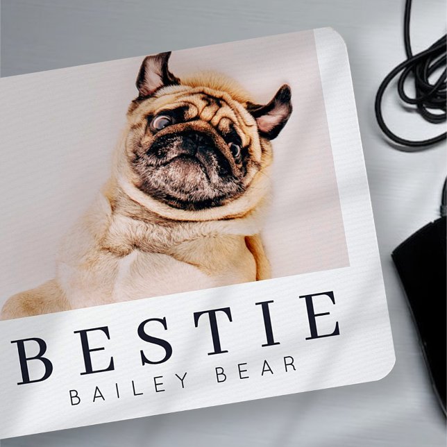 Tapis De Souris Photo de Chic Pet Bestie BFF (Créateur téléchargé)