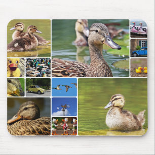 Tapis De Souris Photo de collage de canards