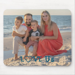 Tapis De Souris Photo de famille "LOVE US" PERSONNALISER apparteme