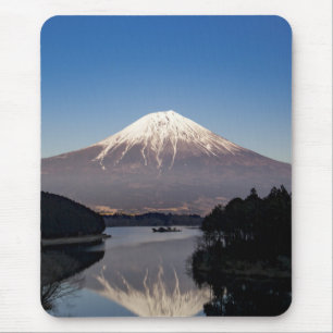 Tapis De Souris Photo de la réflexion sur le Mont Fuji