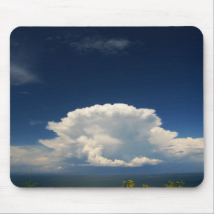 Tapis De Souris Photo de Nuage Blanc Gonflé