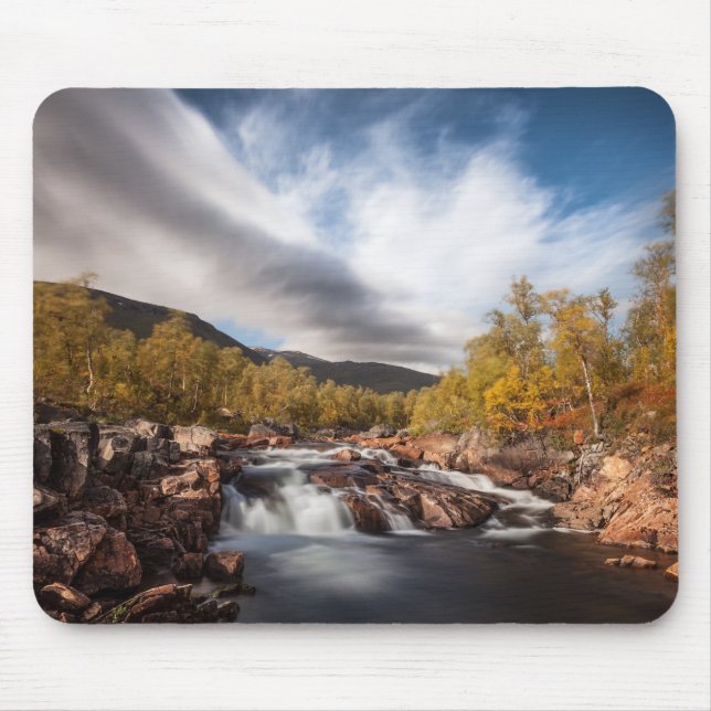 Tapis De Souris Photo de paysage scandinave (Devant)