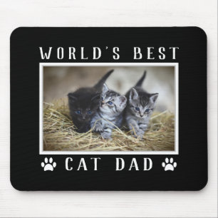 Tapis De Souris Photo d'empreintes de pattes noires du meilleur pa