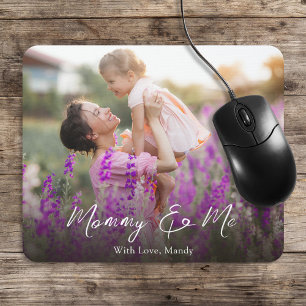 Tapis De Souris Photo personnalisée du script maman et moi