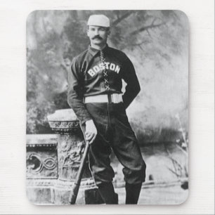 Tapis De Souris Photo sport vintage, Joueur de baseball de Boston