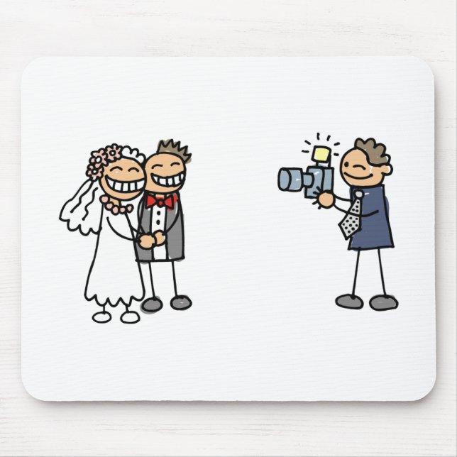 Tapis De Souris Photographe mariage Photographie Photos Mariages (Devant)
