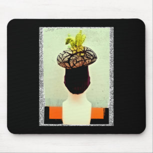 Tapis De Souris Photographie Casquette Hairstyle Strange Masque De
