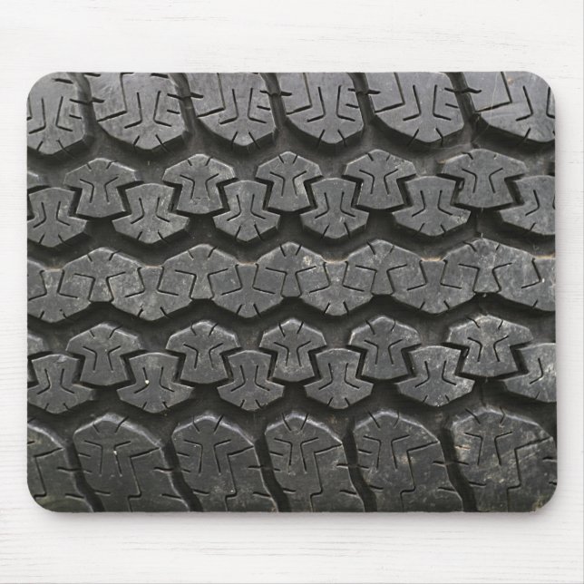 Tapis De Souris Photographie noire Mousepad de bande de roulement (Devant)