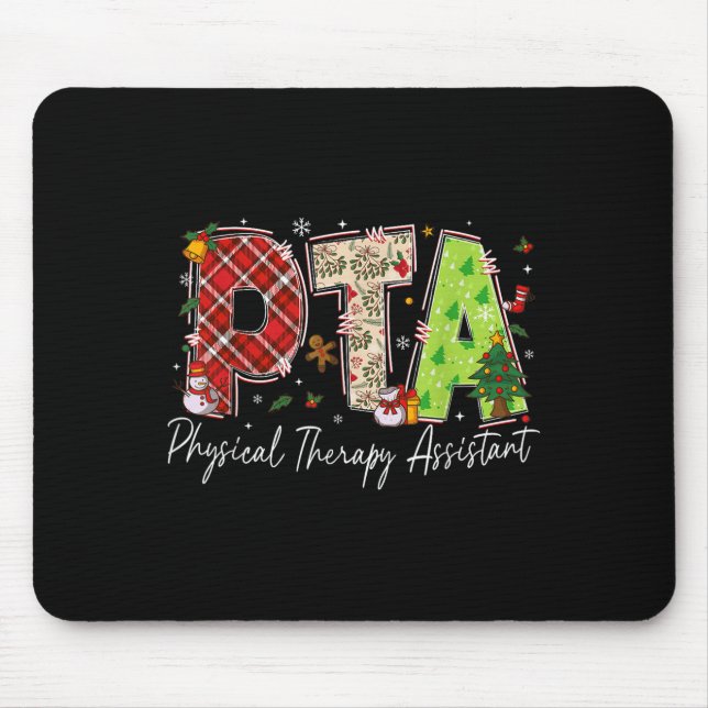 Tapis De Souris Physical Therapy Therast Istant Pta Santa Christma (Devant)