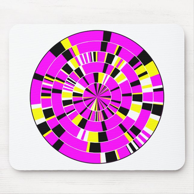 Tapis De Souris Pi Abstrait 03 - En Blanc (Devant)