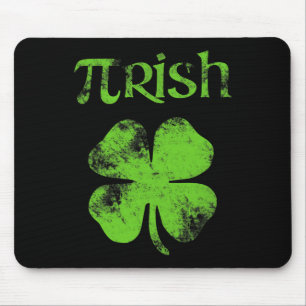 Tapis De Souris Pi Irish St Patrick's Day Pi 3.14 Pi Day Irish Mat