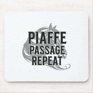 Tapis De Souris Piaffe Page Répéter les sports équestres drôle dir