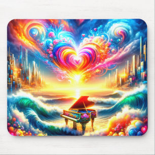 Tapis De Souris Piano Art