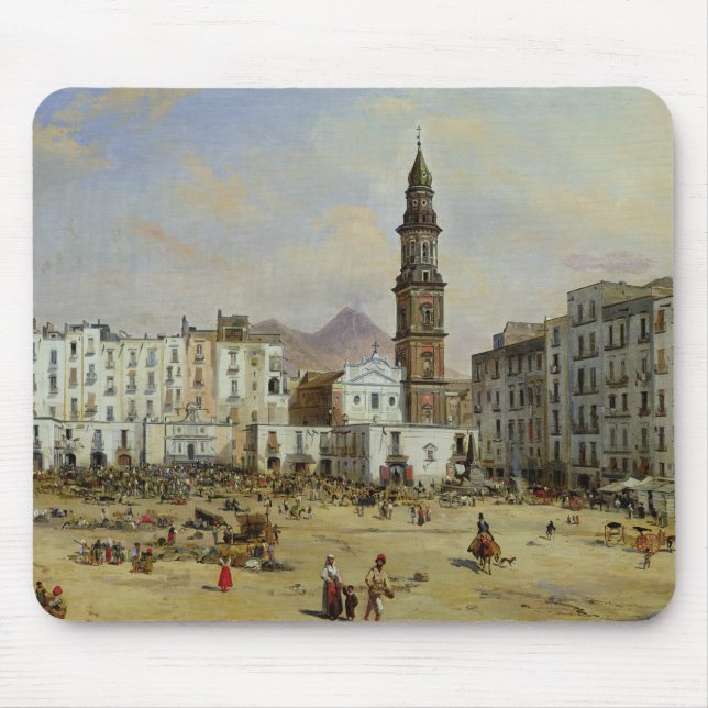 Tapis De Souris Piazza Mazaniello, Naples (Devant)
