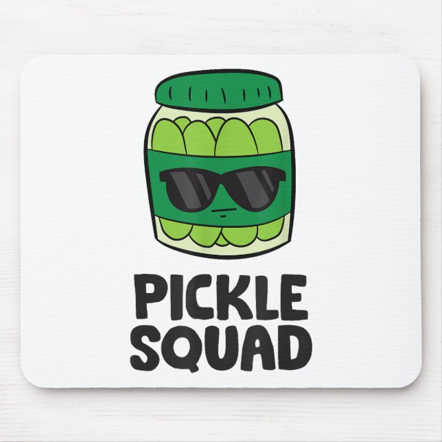 Tapis De Souris Pickle Lover Team Pickles Funny Pickle Squad (Devant)