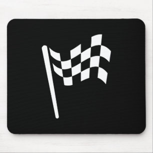 Tapis De Souris Pictogramme Checkered Mousepad de drapeau