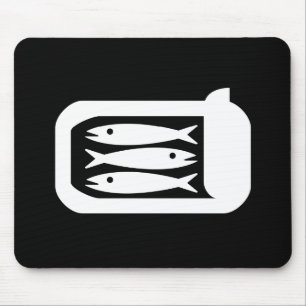 Tapis De Souris Pictogramme Mousepad de sardines