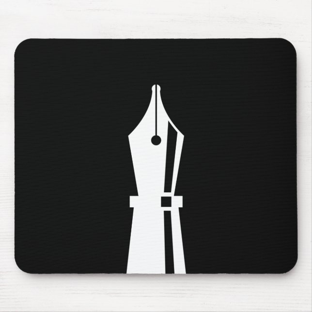 Tapis De Souris Pictogramme Mousepad de stylo-plume (Devant)