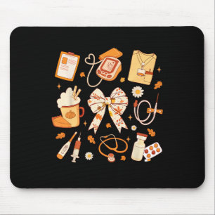 Tapis De Souris Pie de Pécan de Thanksgiving Contrefaçon Rap Rock 