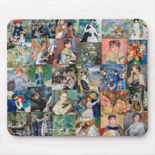 Tapis De Souris Pierre-Auguste Renoir - Chefs-d'oeuvre (Devant)