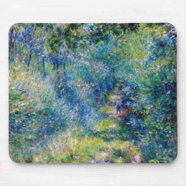 Tapis De Souris Pierre-Auguste Renoir - Chemin dans la Forêt (Devant)